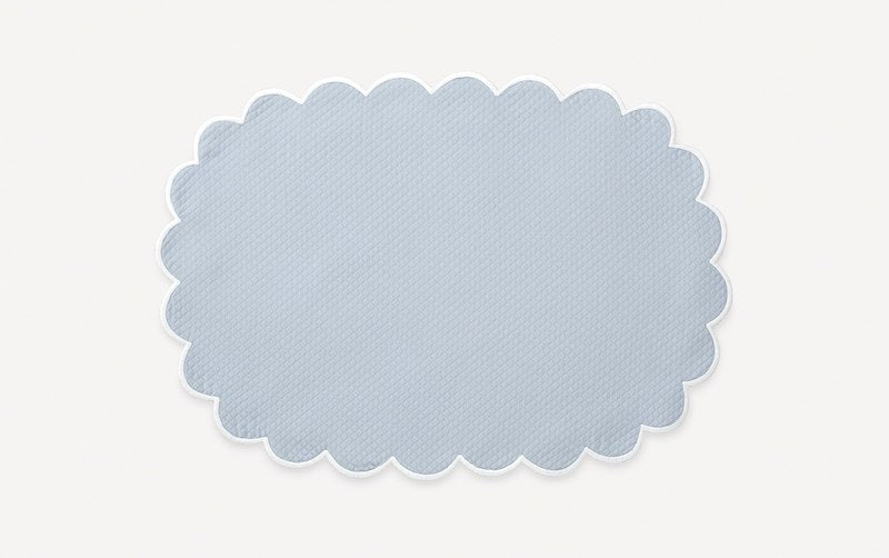 Matouk Savannah Gardens Table Linens Light Blue