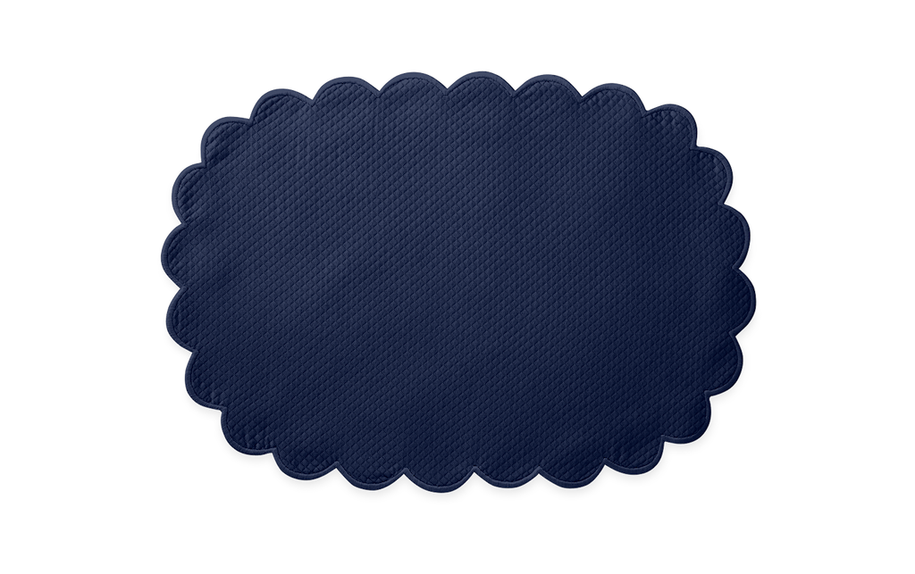 Matouk Savannah Gardens Table Linens Navy