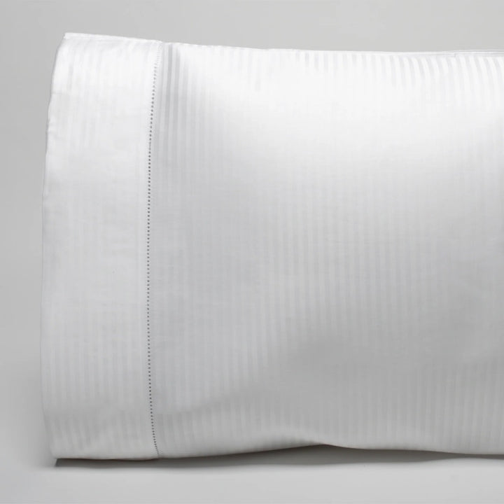 Savoia Stripe Sateen Ivory
