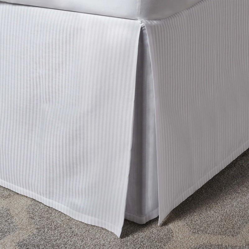 Savoia Stripe Sateen Ivory