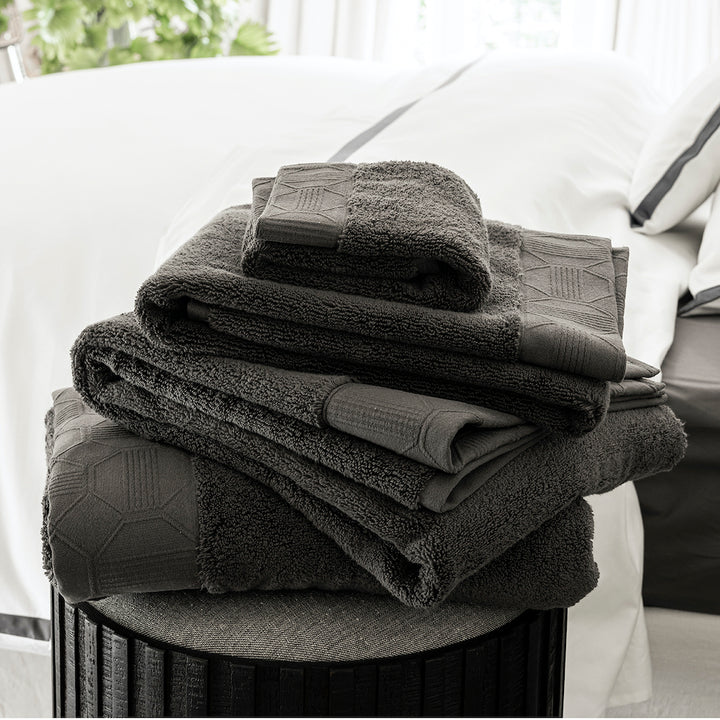 Palacio Dark Grey Towels