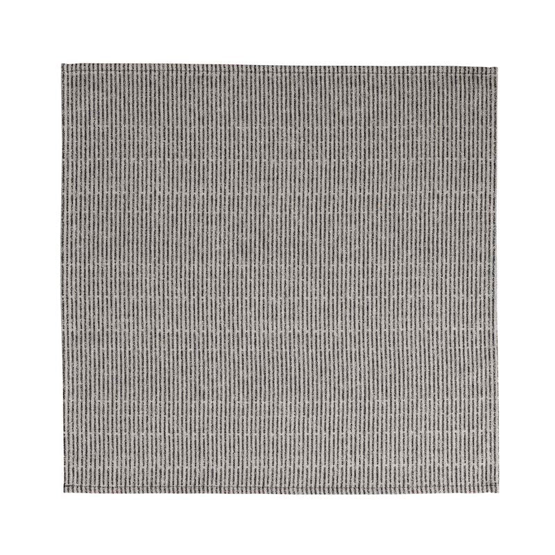 Empreintes Rayures Napkins Black