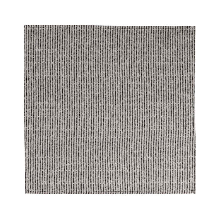 Empreintes Rayures Napkins Black