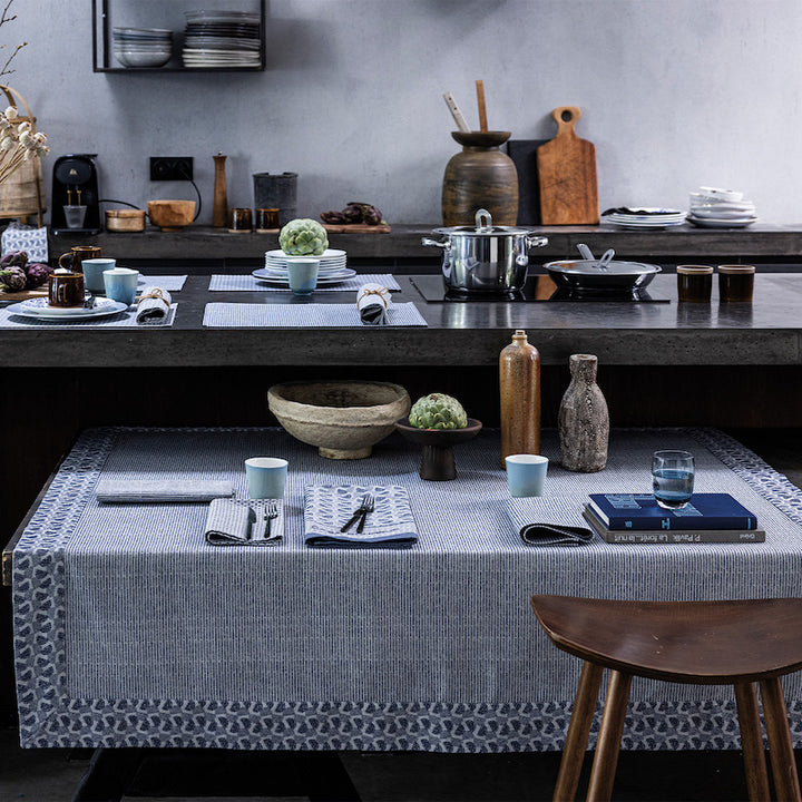 Empreintes Pois Napkins Blue