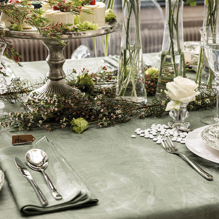 Tivoli Green Table Linens