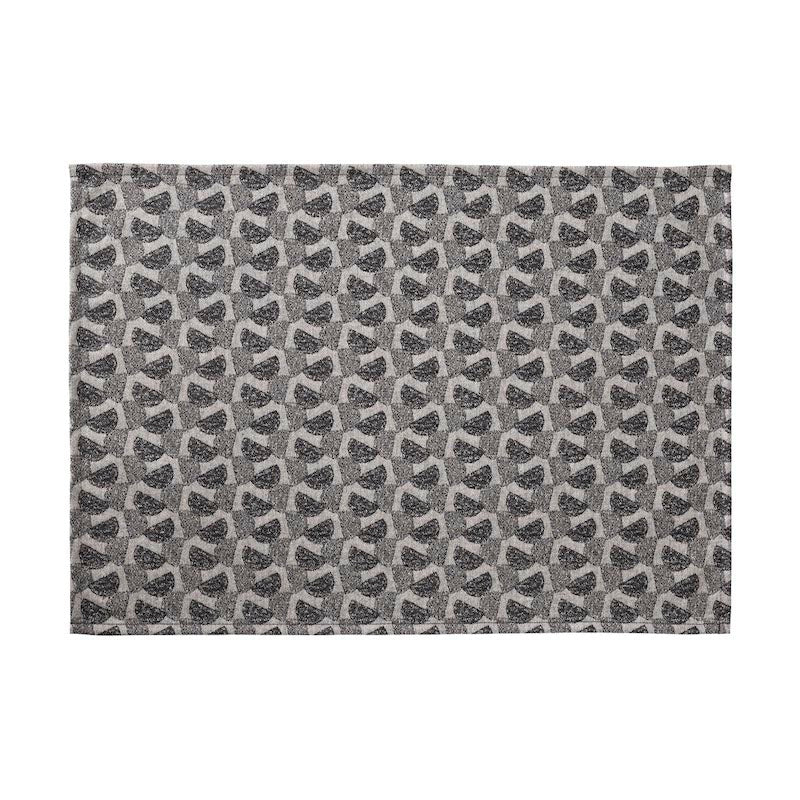 Empreintes Pois Coated Placemats Black
