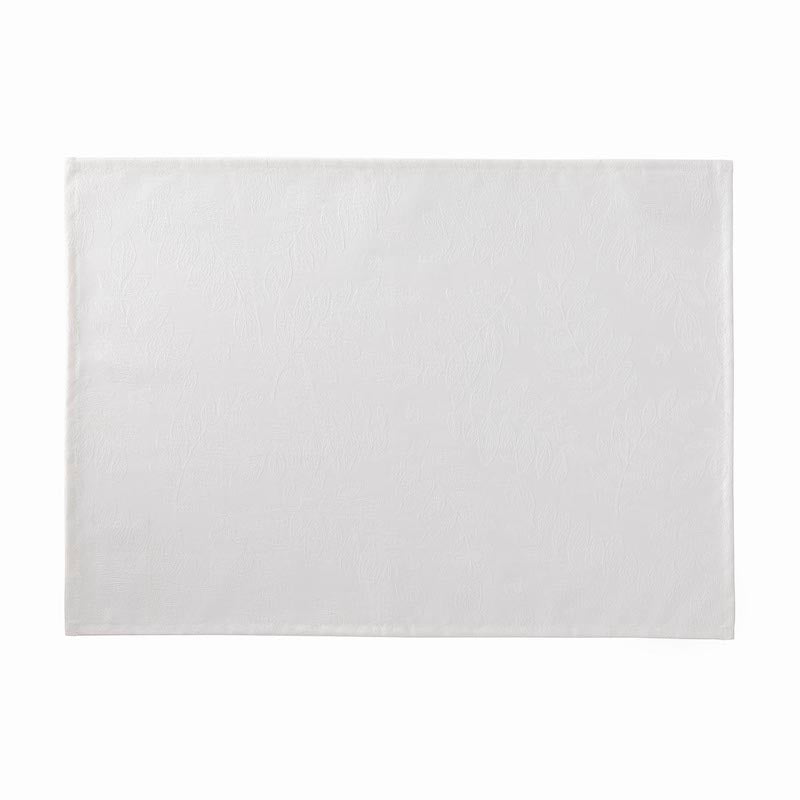 Vegetal Mood Table Linens Coated White