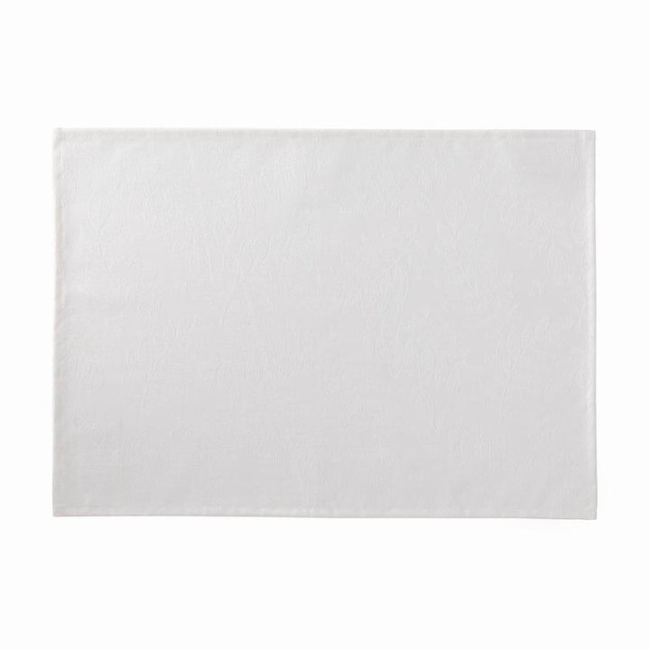 Vegetal Mood Table Linens Coated White