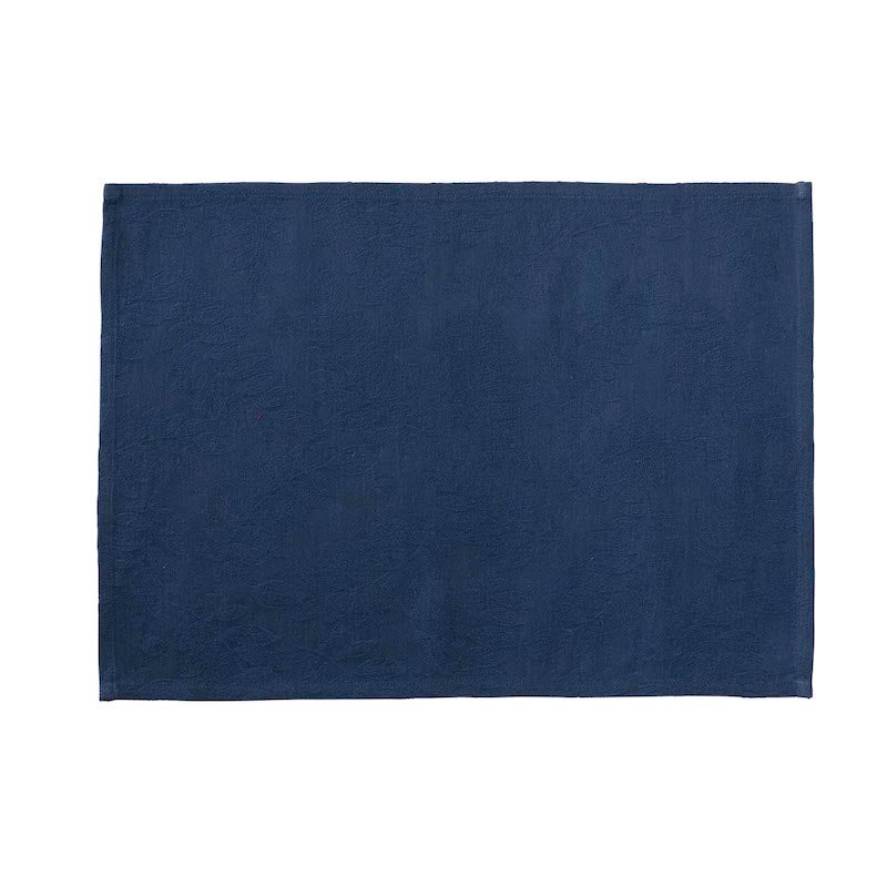 Vegetal Mood Table Linens Coated Blue