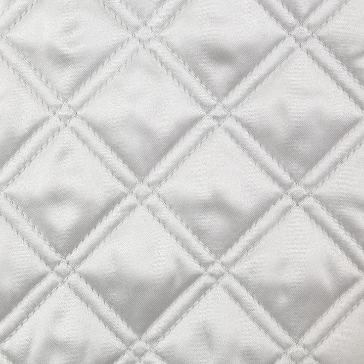 Double Diamond Coverlet Set in Silver