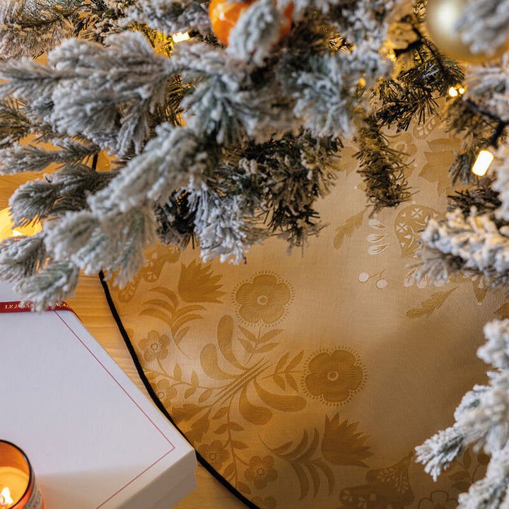 Feerie Christmas Tree Skirt Yellow