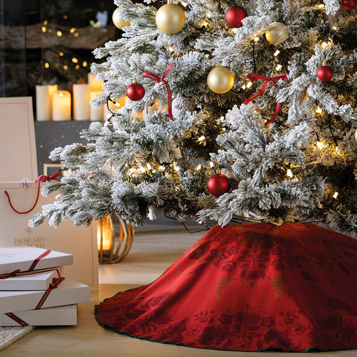 Feerie Christmas Tree Skirt Red