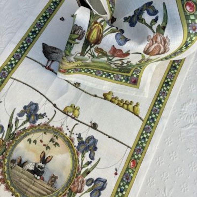 Bunny Garden Table Linens