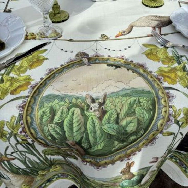 Bunny Garden Table Linens