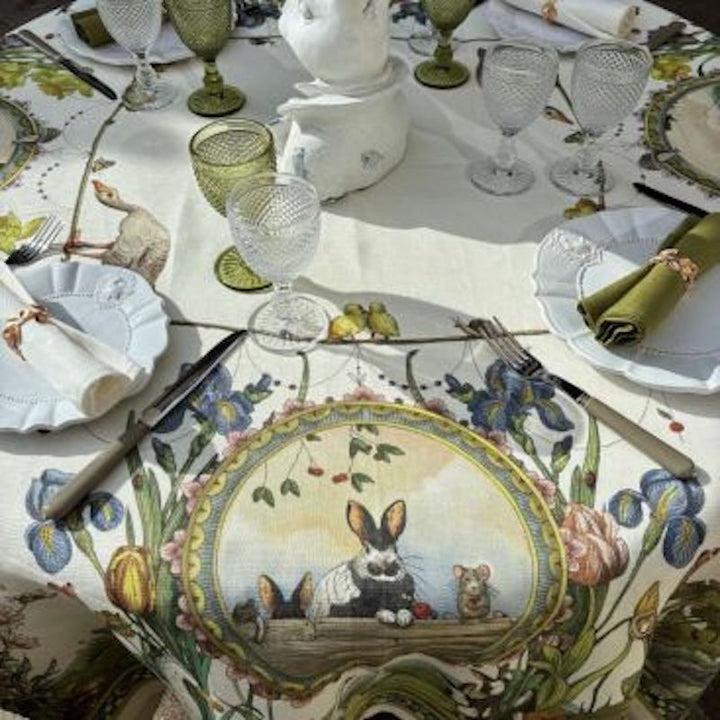 Bunny Garden Table Linens