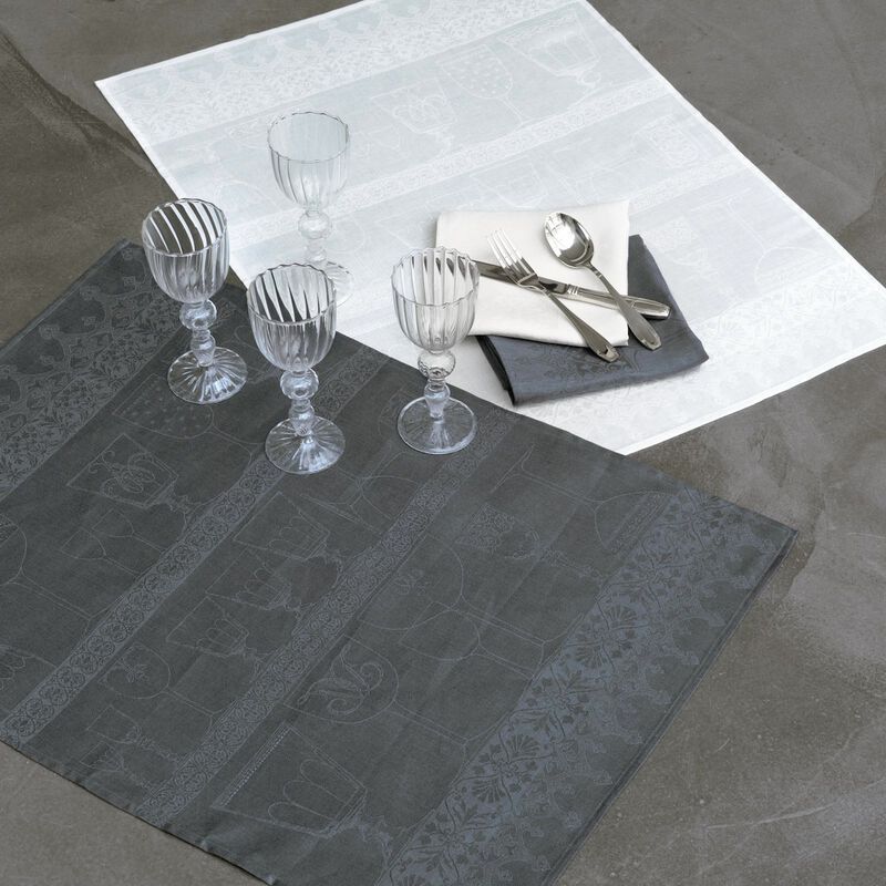 Cristal Dark Grey Tea Towel