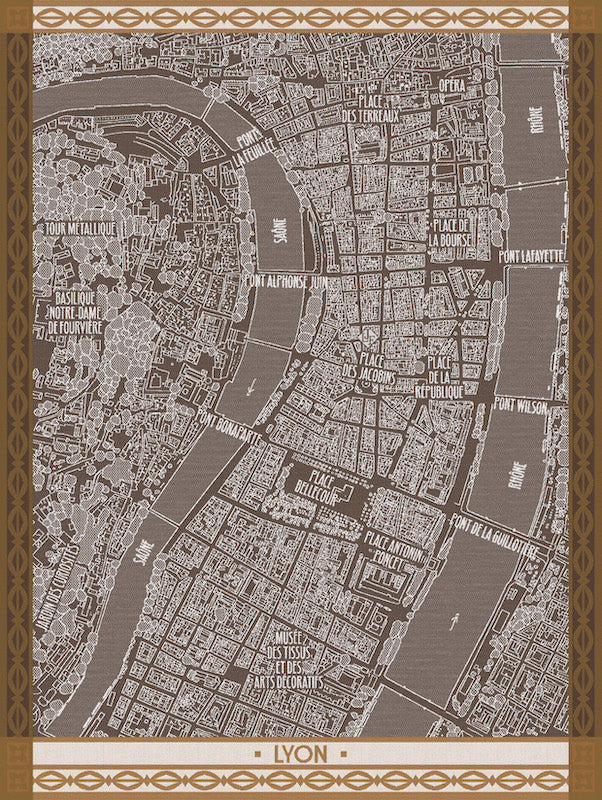 A vol d'oiseau Lyon Brown