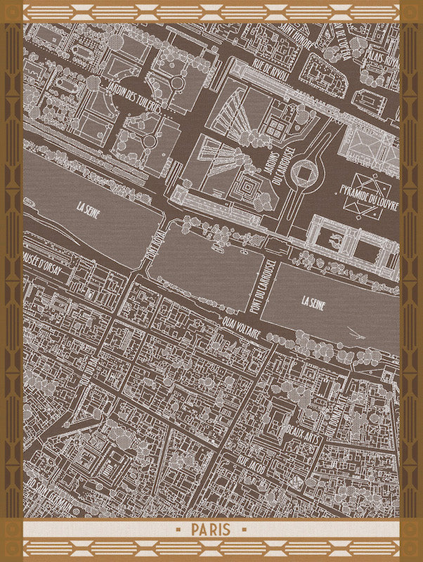 A vol d'oiseau Paris Brown