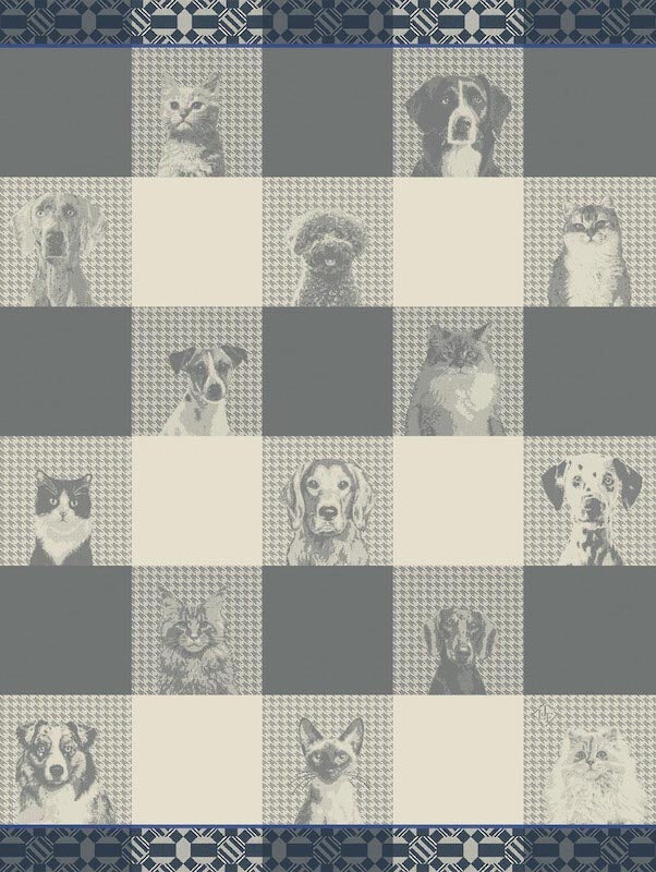 Truffes Tea Towel Grey