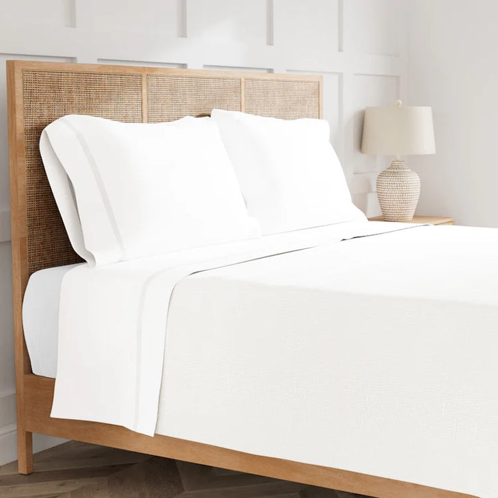 Ready-to-Bed 2.0 Cotton & Trim Sheet Set White