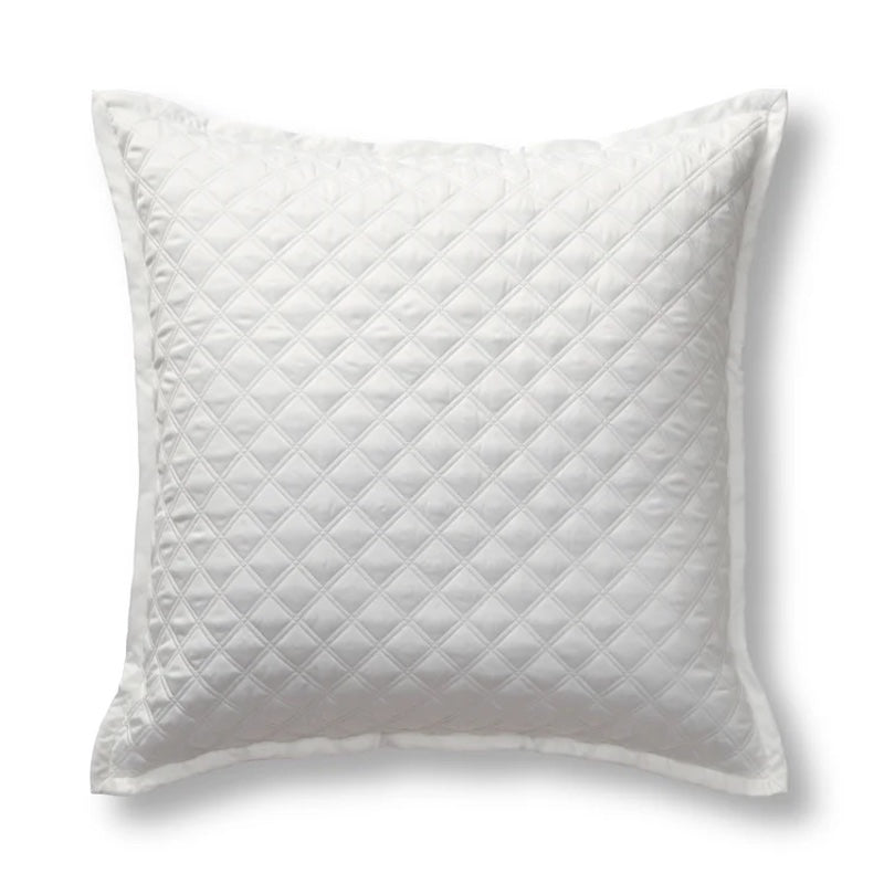 Double Diamond Coverlet Set in White