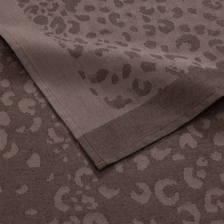 Leopard Table Linens Moka