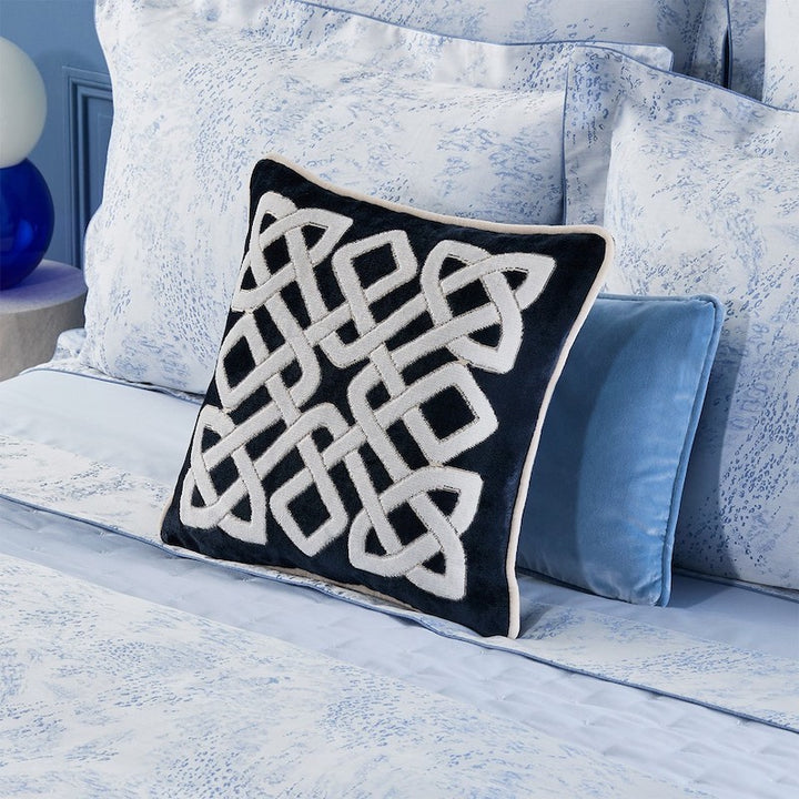 Entrelac Decorative Pillow Kaki