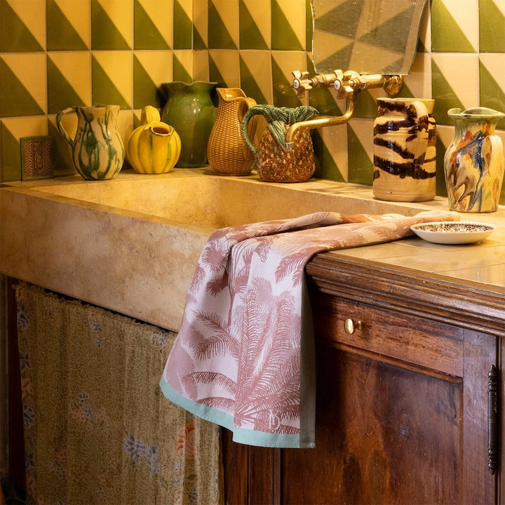 Palma Tea Towel Sienne