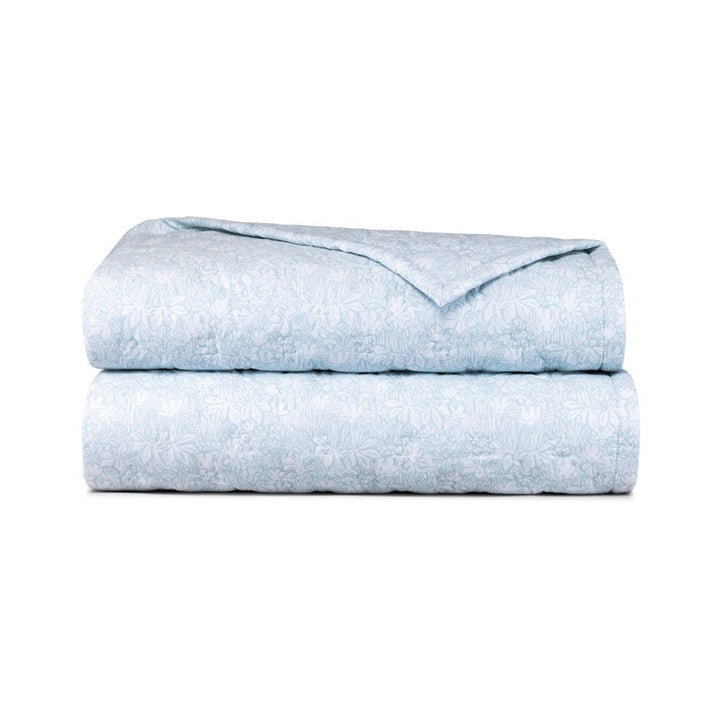 Capri Quilted Coverlet Aqua
