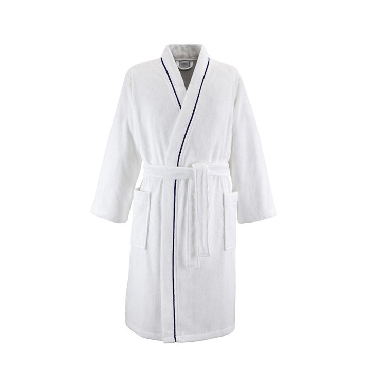 Croisiere Bathrobe White and Marine