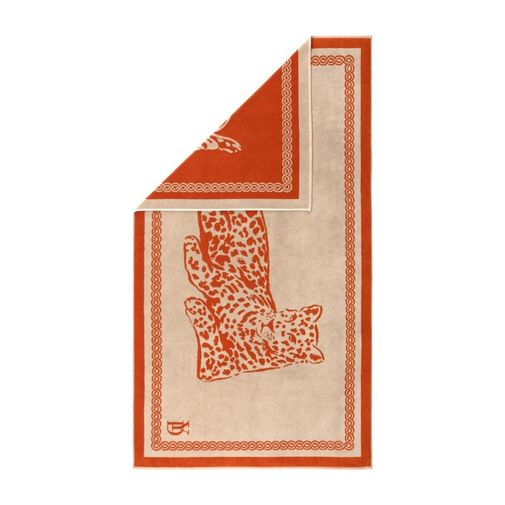 Leopard Beach Towel Desert