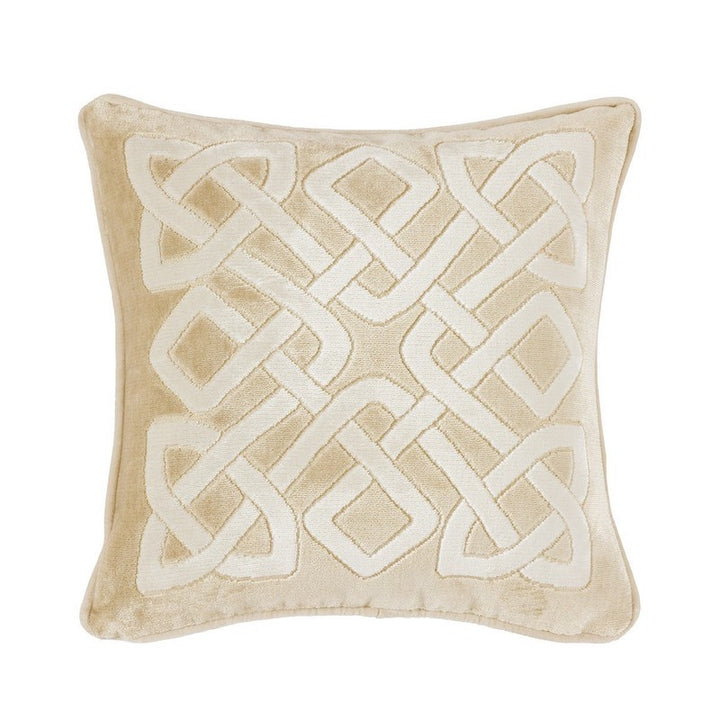 Entrelac Decorative Pillow Dune
