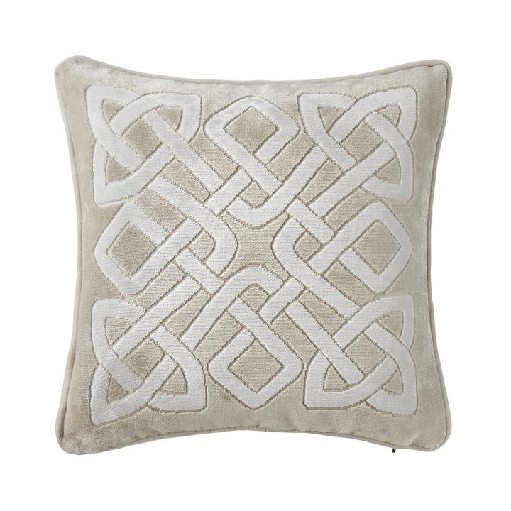 Entrelac Decorative Pillow Pierre
