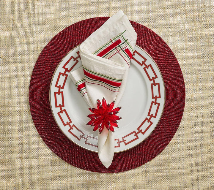 Constellation Red Napkin Ring