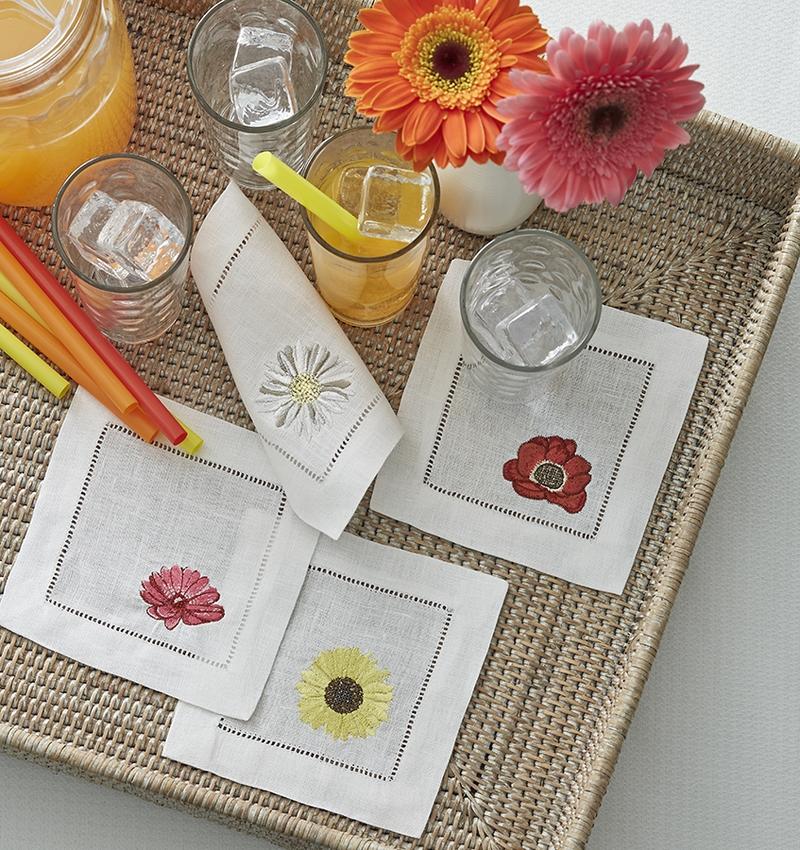 Fiori Cocktail Napkins